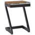 vidaXL Coffee Table 30x30x50 cm Solid Teak Wood and Polyresin - Image 12
