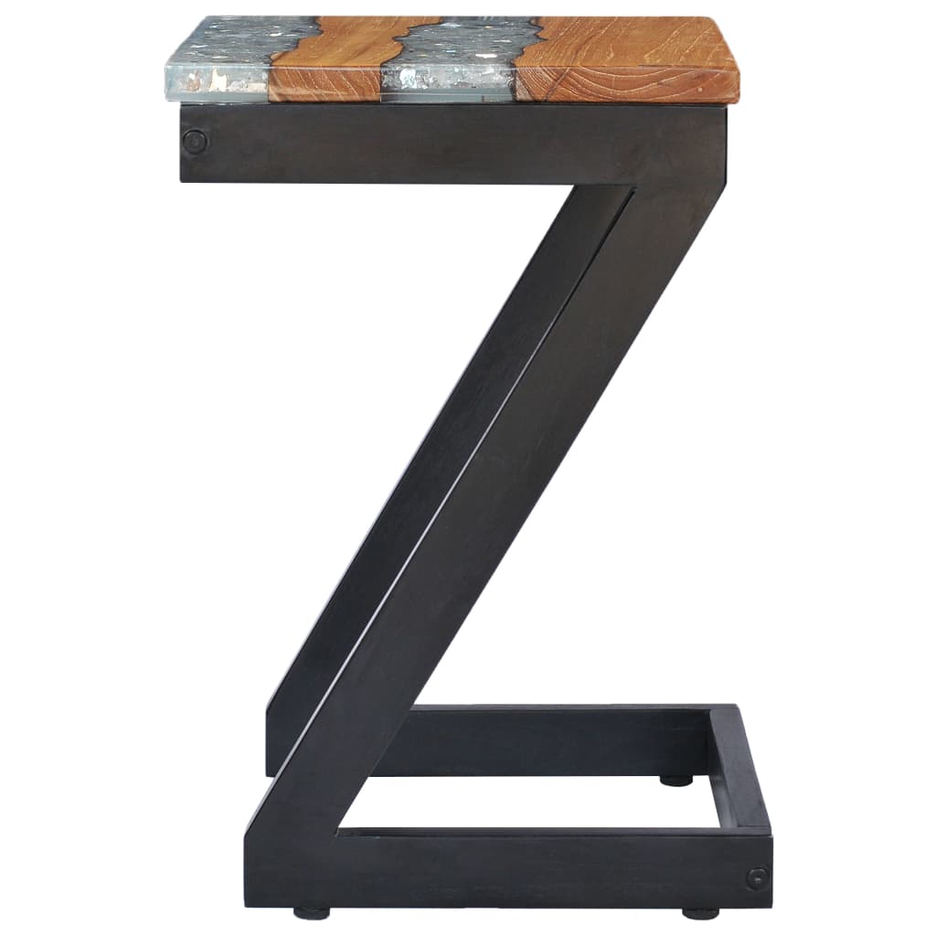 8719883581507_g_en_hd_3 vidaXL Coffee Table 30x30x50 cm Solid Teak Wood and Polyresin - Image 4