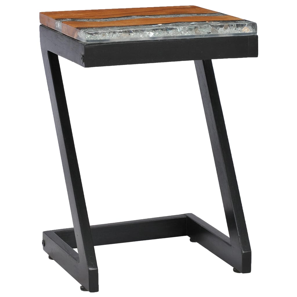 8719883581507_g_en_hd_9 vidaXL Coffee Table 30x30x50 cm Solid Teak Wood and Polyresin - Image 10