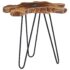 vidaXL Coffee Table 70x45 cm Solid Teak Wood and Polyresin - Image 9