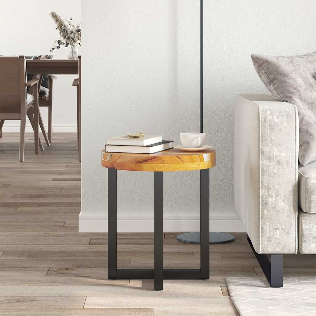 8719883581538_g_en_hd_1 vidaXL Coffee Table 40x45 cm Solid Teak Wood and Polyresin - Image 3