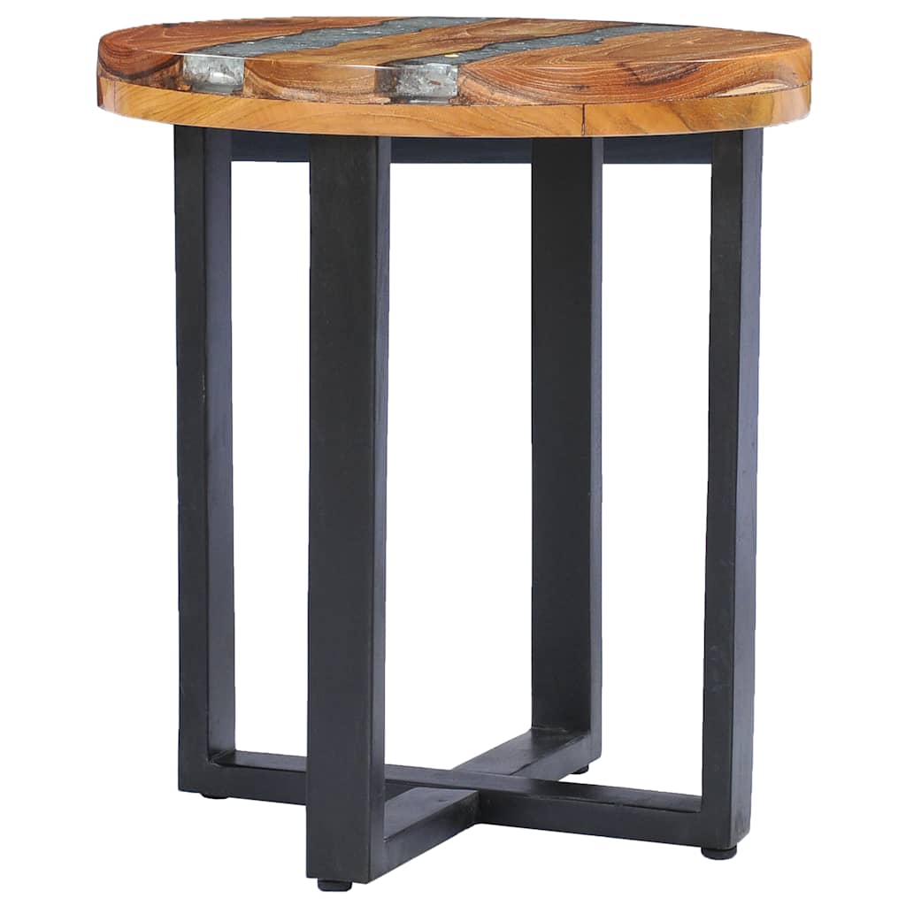8719883581538_g_en_hd_3 vidaXL Coffee Table 40x45 cm Solid Teak Wood and Polyresin - Image 5