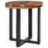 vidaXL Coffee Table 40x45 cm Solid Teak Wood and Polyresin - Image 8