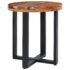 vidaXL Coffee Table 40x45 cm Solid Teak Wood and Polyresin - Image 9