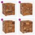 vidaXL Storage Stool Solid Teak Wood - Image 5