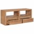 vidaXL TV Cabinet 90x30x40 cm Solid Teak Wood - Image 2