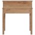 vidaXL Desk 90x50x100 cm Solid Teak Wood - Image 5