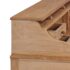 vidaXL Desk 90x50x100 cm Solid Teak Wood - Image 6