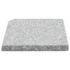 vidaXL Umbrella Weight Plates 4 pcs Grey Granite Square 100 kg - Image 5