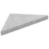 vidaXL Umbrella Weight Plates 4 pcs Grey Granite Triangular 60 kg - Image 3