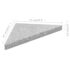 vidaXL Umbrella Weight Plates 4 pcs Grey Granite Triangular 60 kg - Image 7