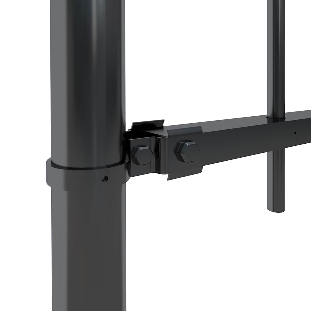 8719883586953_g_en_hd_3 vidaXL Garden Fence with Hoop Top Steel 1.8 m Black - Image 4