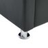 vidaXL Cube Armchair Grey Faux Leather - Image 6