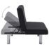 vidaXL Sofa Bed Black Polyester - Image 4