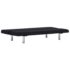 vidaXL Sofa Bed Black Polyester - Image 8