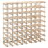vidaXL Wine Rack for 72 Bottles Solid Pinewood - Image 2