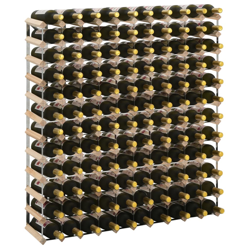 8719883589305_m_en_hd_1 vidaXL Wine Rack for 120 Bottles Solid Pinewood - Image 1