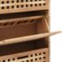 vidaXL Shoe Storage Cabinet 55x20x104 cm Solid Walnut Wood - Image 7