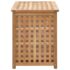 vidaXL Laundry Chest 77.5x37.5x46.5 cm Solid Walnut Wood - Image 4