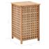 vidaXL Laundry Bin 39x39x65 cm Solid Walnut Wood - Image 7