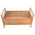 vidaXL Storage Bench 93x49x49 cm Solid Walnut Wood - Image 5