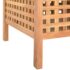vidaXL Storage Bench 93x49x49 cm Solid Walnut Wood - Image 7