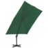 vidaXL Garden Parasol with Portable Base Green - Image 4
