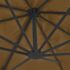vidaXL Garden Parasol with Portable Base Taupe - Image 6