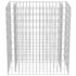 vidaXL Gabion Raised Bed Galvanised Steel 90x50x100 cm - Image 5