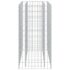 vidaXL Gabion Raised Bed Galvanised Steel 90x50x100 cm - Image 6