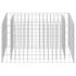 vidaXL Gabion Raised Bed Galvanised Steel 90x50x50 cm - Image 5