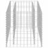 vidaXL Gabion Raised Bed Galvanised Steel 90x50x50 cm - Image 6