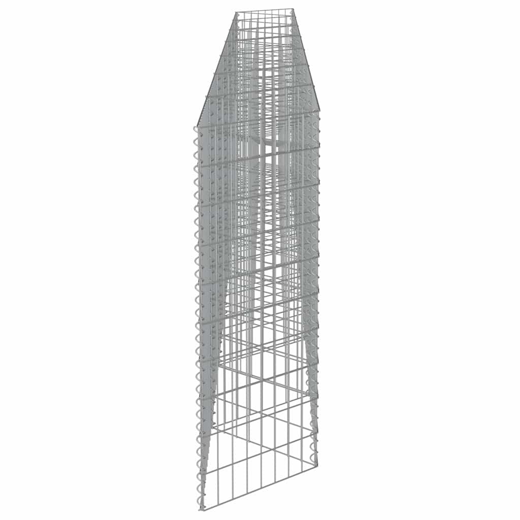 8719883592060_g_en_hd_5 vidaXL Gabion Wall Galvanised Steel 450x30x100 cm - Image 7