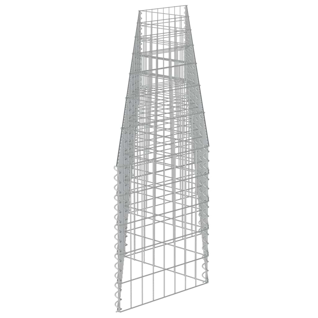 8719883592077_g_en_hd_5 vidaXL Gabion Wall Galvanised Steel 450x30x50 cm - Image 7
