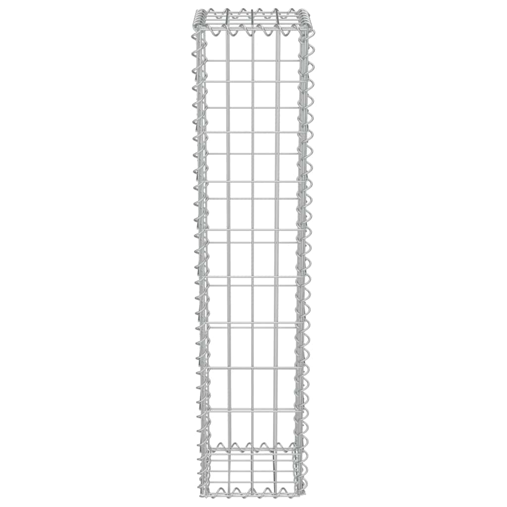 8719883592107_g_en_hd_3 vidaXL Gabion Wall with Covers Galvanised Steel 20x20x100 cm - Image 5