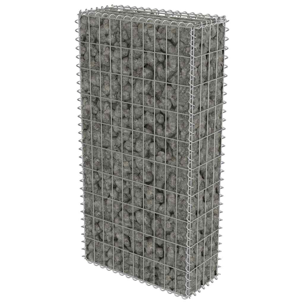 8719883592114_a_en_hd_1 vidaXL Gabion Wall with Covers Galvanised Steel 50x20x100 cm - Image 2