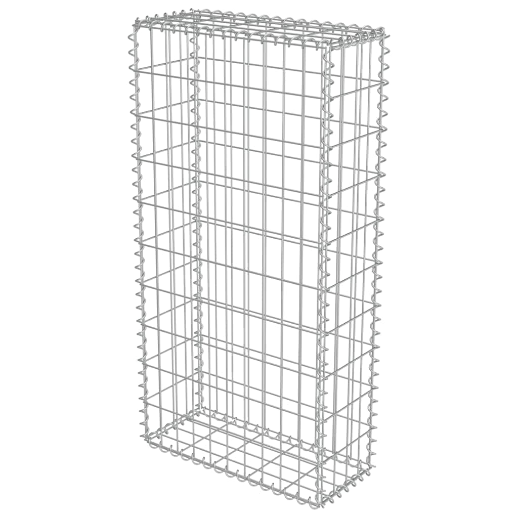 8719883592114_g_en_hd_1 vidaXL Gabion Wall with Covers Galvanised Steel 50x20x100 cm - Image 3