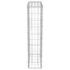 vidaXL Gabion Wall with Covers Galvanised Steel 50x20x100 cm - Image 6