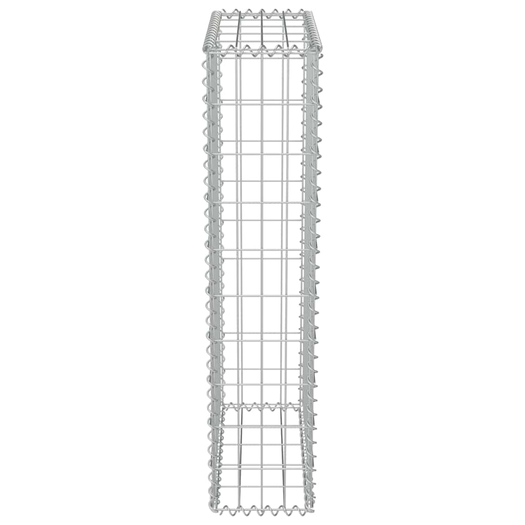 8719883592114_g_en_hd_4 vidaXL Gabion Wall with Covers Galvanised Steel 50x20x100 cm - Image 6