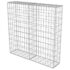 vidaXL Gabion Wall with Covers Galvanised Steel 100x20x100 cm - Image 3