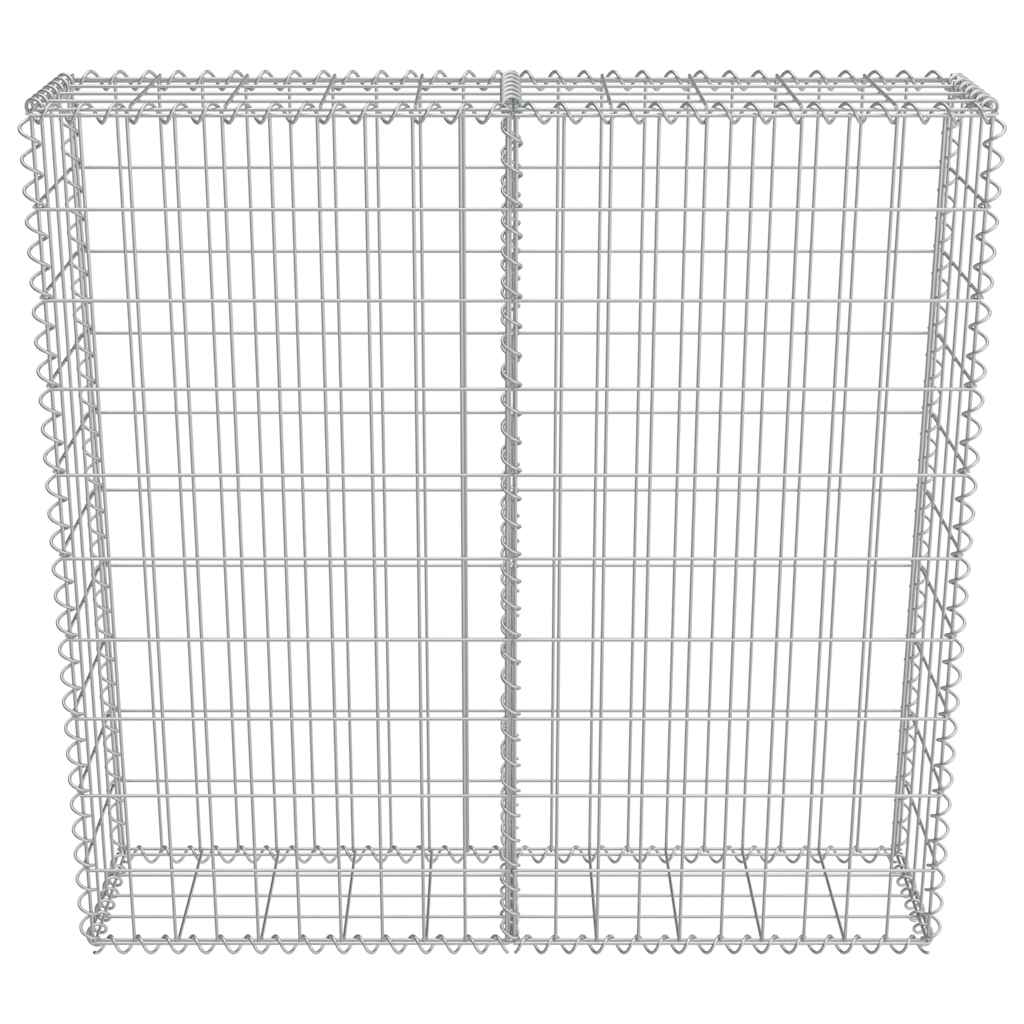 8719883592138_g_en_hd_3 vidaXL Gabion Wall with Covers Galvanised Steel 100x20x100 cm - Image 5