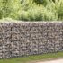 vidaXL Gabion Wall with Covers Galvanised Steel 100x20x100 cm