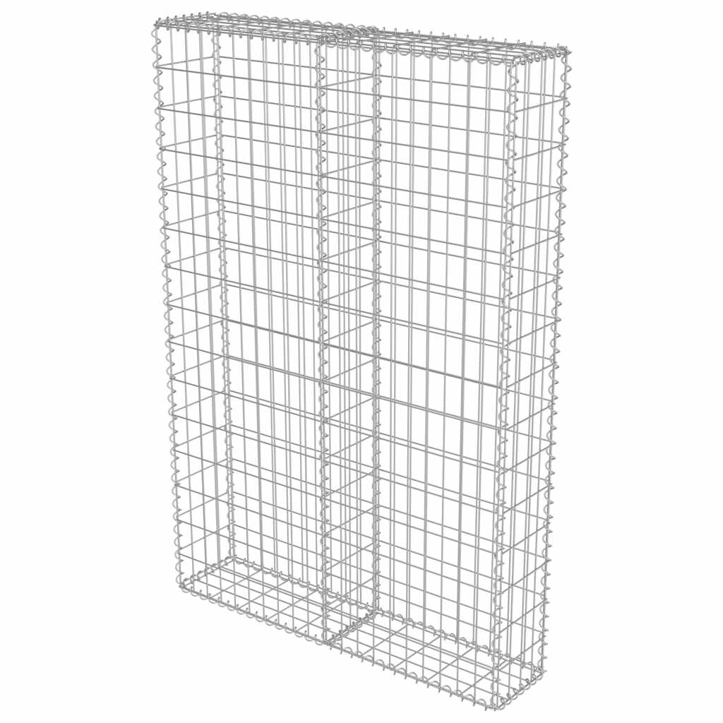 8719883592145_g_en_hd_1 vidaXL Gabion Wall with Covers Galvanised Steel 100x20x150 cm - Image 3