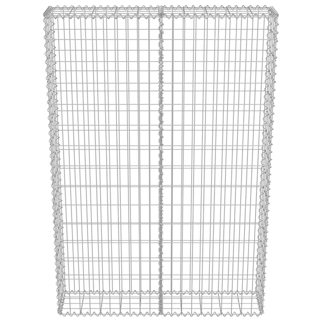 8719883592145_g_en_hd_3 vidaXL Gabion Wall with Covers Galvanised Steel 100x20x150 cm - Image 5