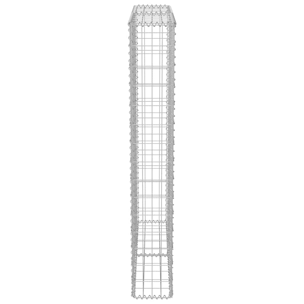 8719883592145_g_en_hd_4 vidaXL Gabion Wall with Covers Galvanised Steel 100x20x150 cm - Image 6