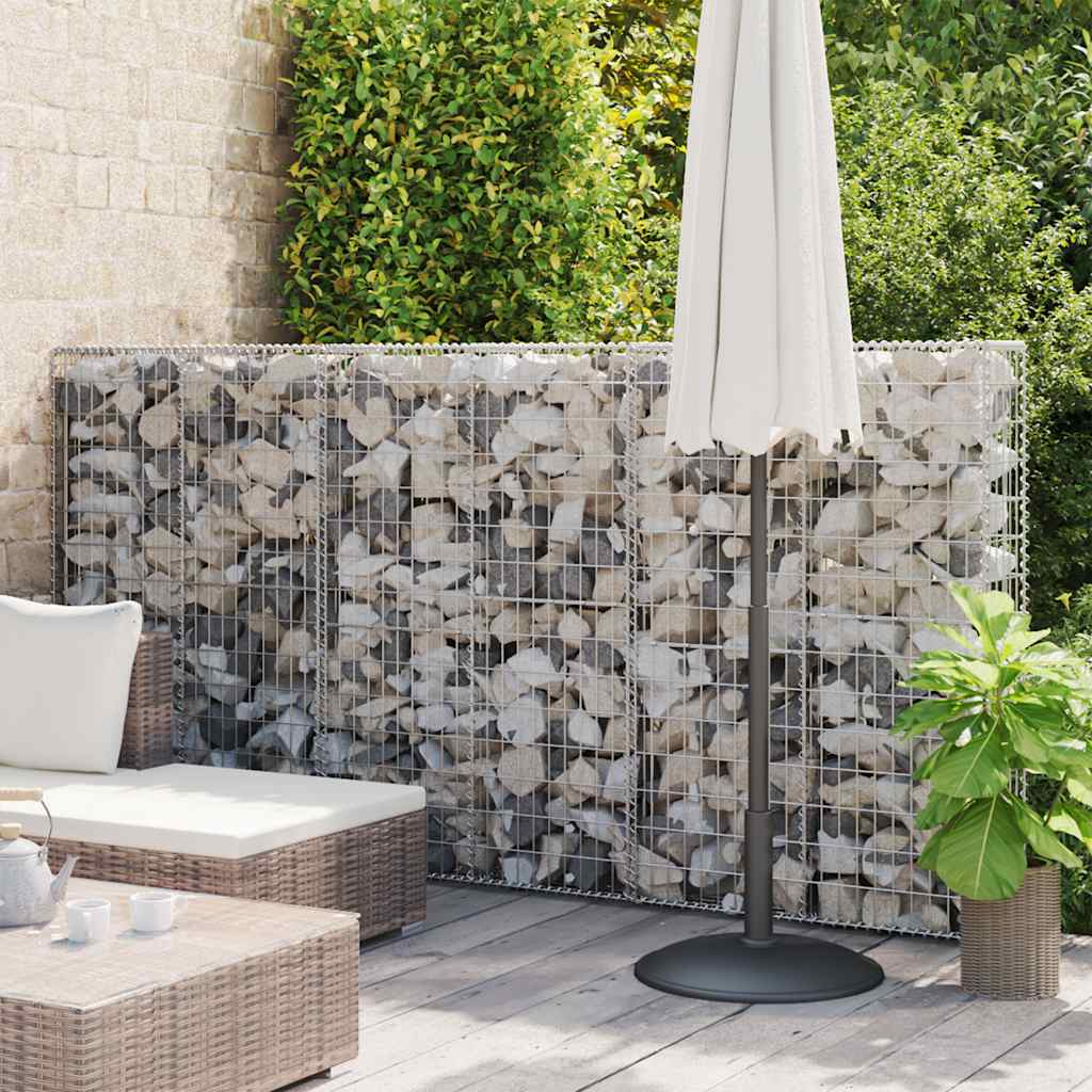 8719883592145_m_en_hd_1 vidaXL Gabion Wall with Covers Galvanised Steel 100x20x150 cm - Image 1