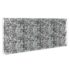 vidaXL Gabion Wall with Covers Galvanised Steel 200x20x85 cm - Image 2