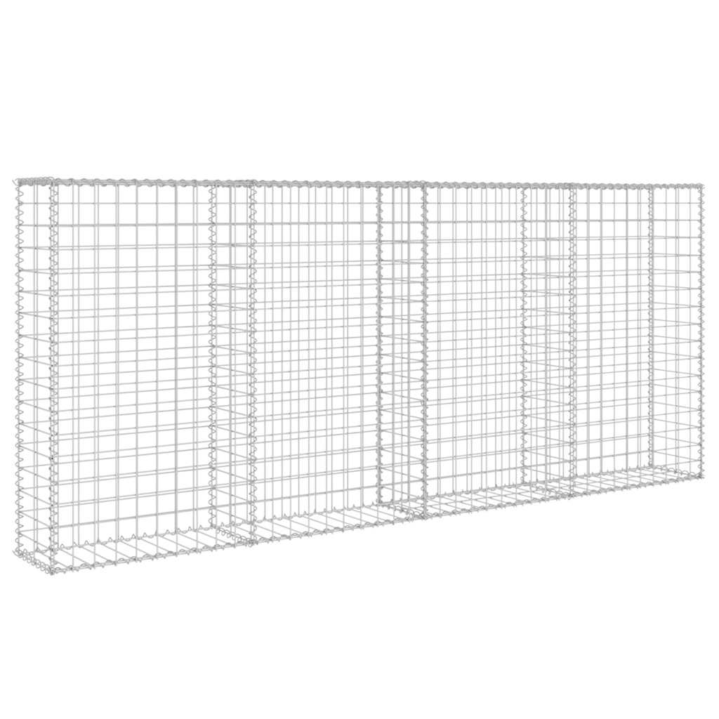 8719883592152_g_en_hd_1 vidaXL Gabion Wall with Covers Galvanised Steel 200x20x85 cm - Image 3