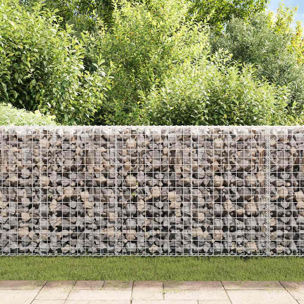 8719883592152_g_en_hd_2 vidaXL Gabion Wall with Covers Galvanised Steel 200x20x85 cm - Image 4