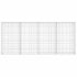 vidaXL Gabion Wall with Covers Galvanised Steel 200x20x85 cm - Image 5
